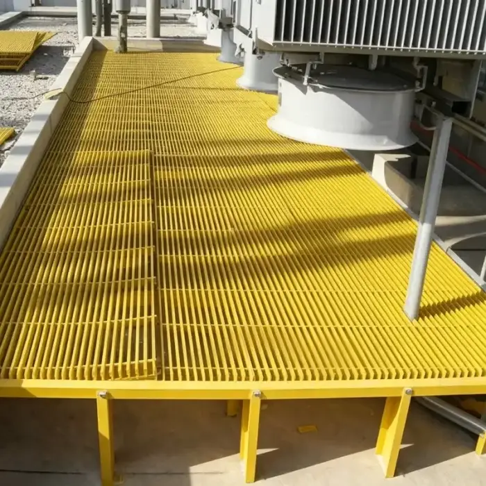 FRP Grating for Offshore Oil & Gas Platforms